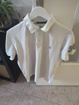 Polo homme blanc Inesis
