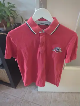 Polo homme rouge