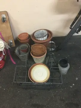 meli melo de pots de fleurs