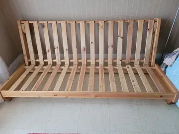 structure canapé bois 160/200