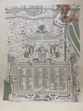 Grand plan de Bruges 1562 (reproduction)