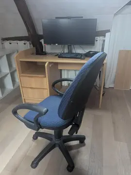 Bureau + chaise de bureau