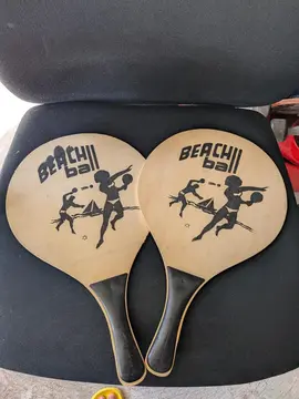 raquette de Beach ball en bois