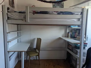 lit mezzanine enfant en bois