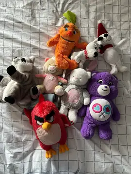 lot de peluches