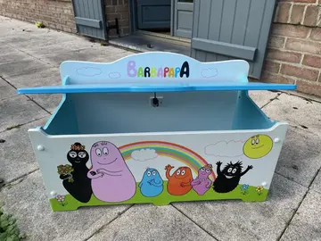 Coffre rangement enfant Barbe à papa