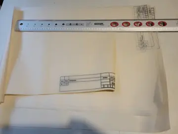 Rouleaux de papier calque à donner