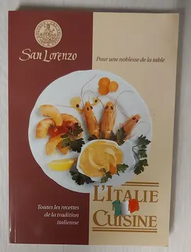 livre "L'Italie et la cuisine"