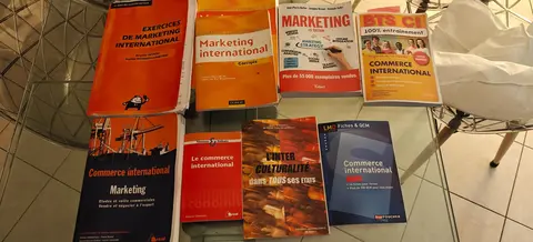 livres scolaires marketing et commerce international