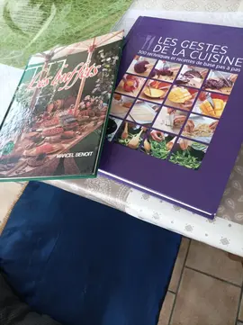 deux livres les gestes de la cuisine et les buffets