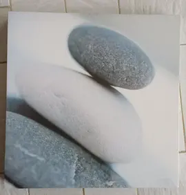 cadre toile zen galets