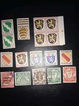 Timbres Allemagne / Zone française et Dantzig