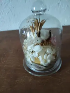 déco.. cloche fleurie