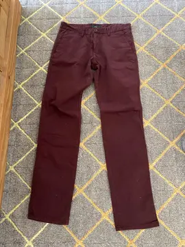 pantalon celio bordeau