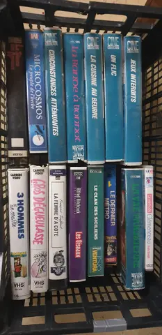 k7 vidéos diverses
