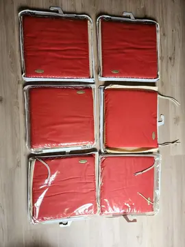 6 galettes de chaise extérieur