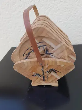 dessous de verre en bois