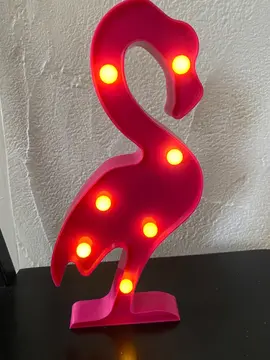 déco flamant rose lumineux