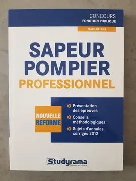 Livre Sapeur Pompier