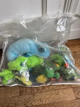 lot peluches grenouille