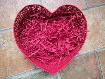 panier forme coeur