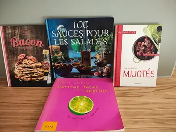 Lot de livres de recettes