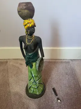 statuette en ceramique