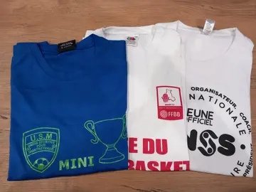 Lot de 3 t-shirt de sport divers