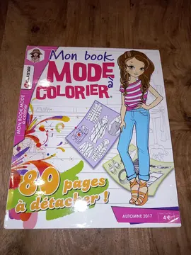 Livre Mon book mode à colorier