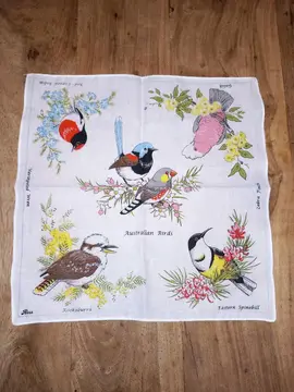 Mouchoir Motif Oiseaux