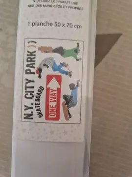 stickers muraux thème skate board