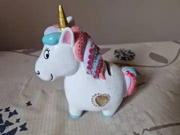 tirelire licorne porcelaine