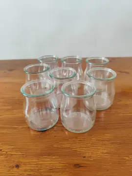Pots de yaourt en verre