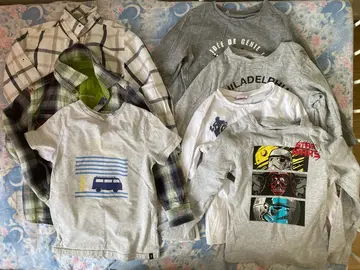 lot garçon 7/8 ans