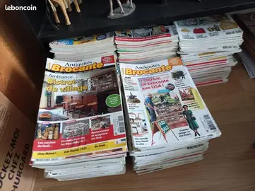 gros lot magazines Antiquités brocante