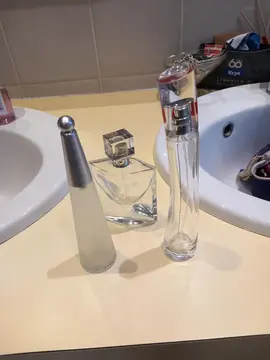 3 flacons parfums vides