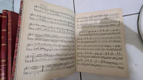 Grand lot de partitions piano vintage