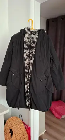 Manteau d'hiver chaud forme ample taille 40