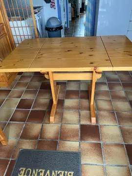 TABLE DE CUISINE EN PAIN MASSIF