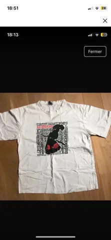 lot 2 t shirts taille L