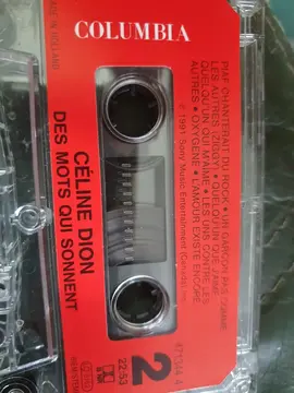 CASSETTE AUDIO CELINE DION 1991