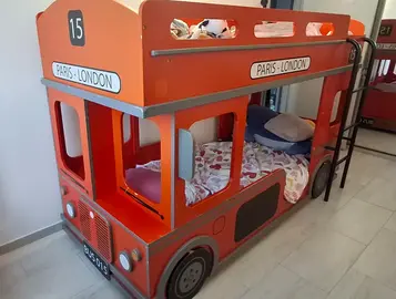 lits superposés bus londonien