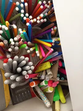 crayons et feutres