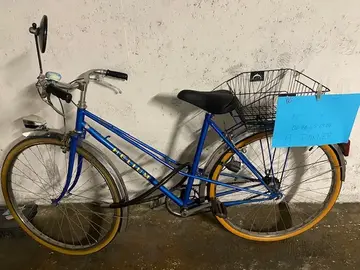 Vélo femme bleu