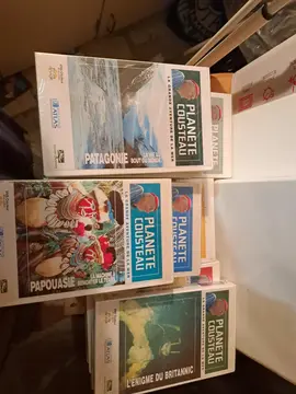 serie VHS commandant Cousteau neuves