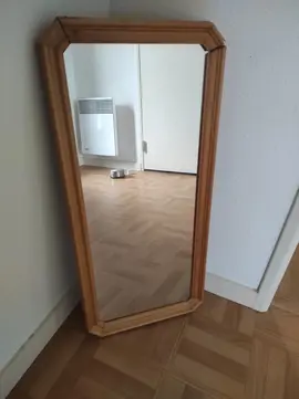 miroir entourage bois a revoir