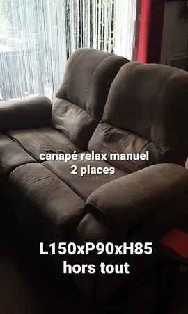 canapé relax 2 places