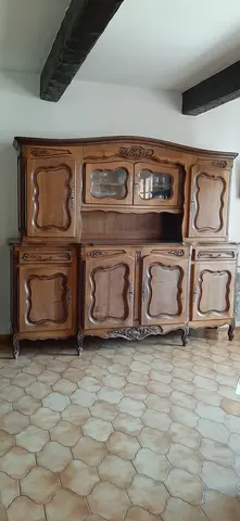 Bahut provençal en bois massif