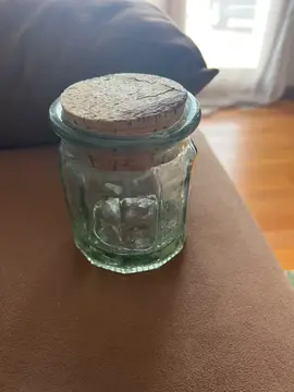 pot en verre teinte