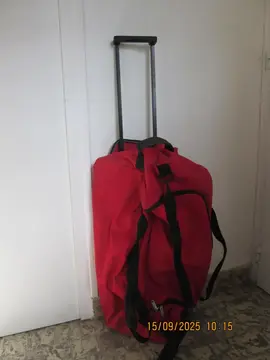 Bagage de voyage rouge
